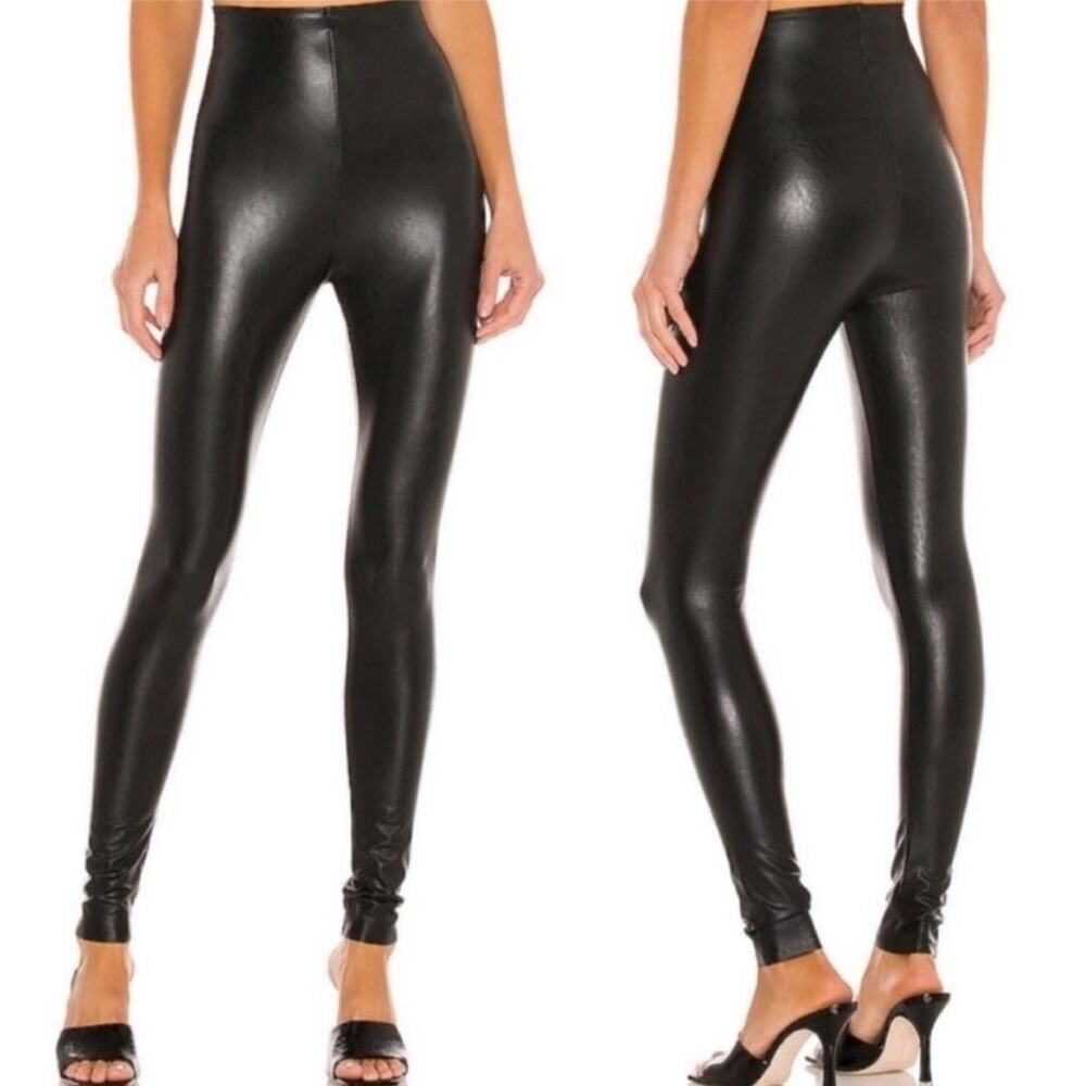 Commando High Waisted Faux Leather Leggings Size Medium